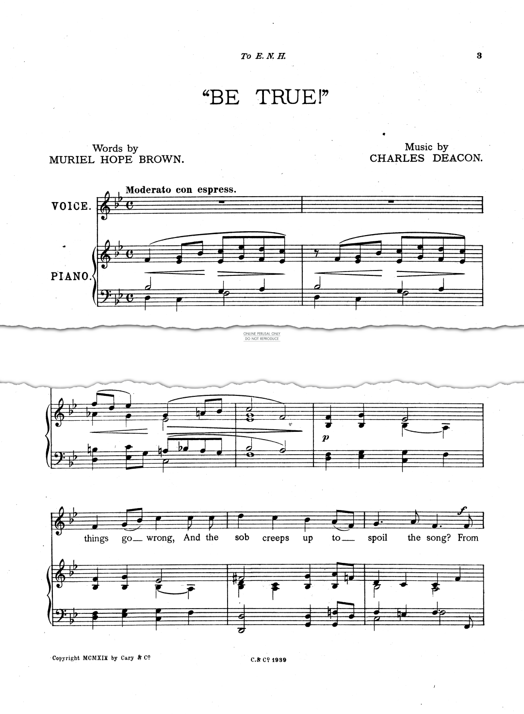Produktgalerie: Seite 1 von 1 Be True, Charles Deacon, Gesang, Klavier