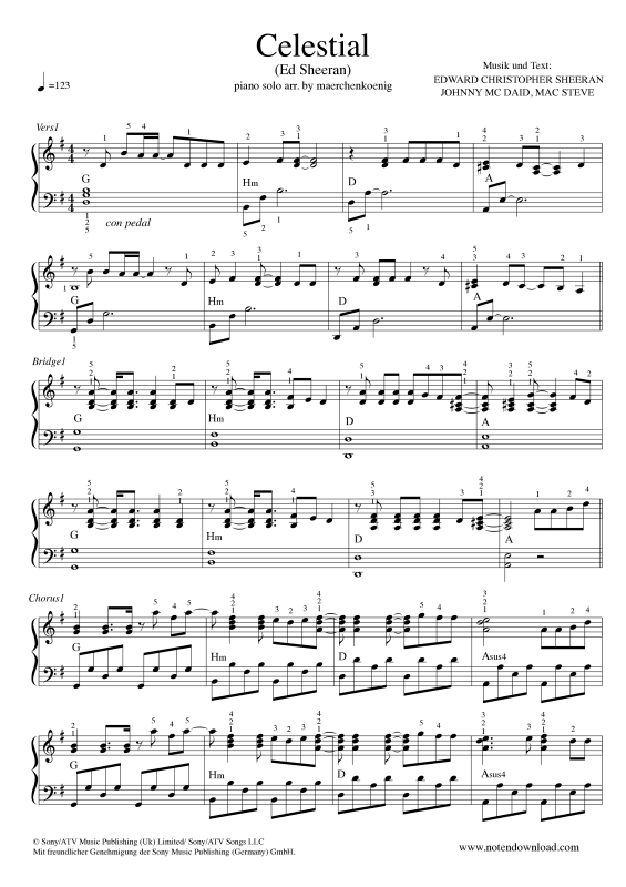 Produktbild zu: Celestial - Sheeran, Ed