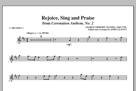 Product picture to: Rejoice, Sing And Praise - C Trumpet 1