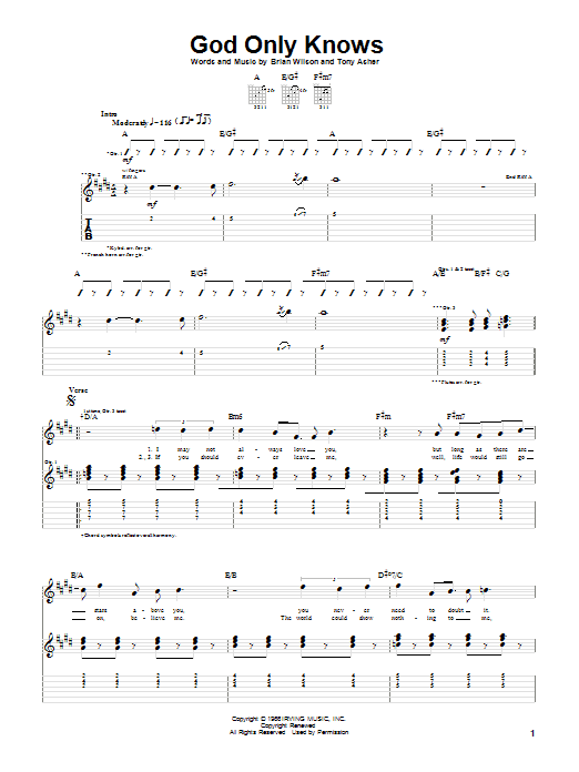 Product gallery: Page 1 of 1 God Only Knows, The Beach Boys