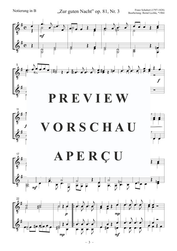 Produktgalerie: Seite 4 von 5 Zur guten Nacht op. 81, Nr. 3, , Posaunenchor