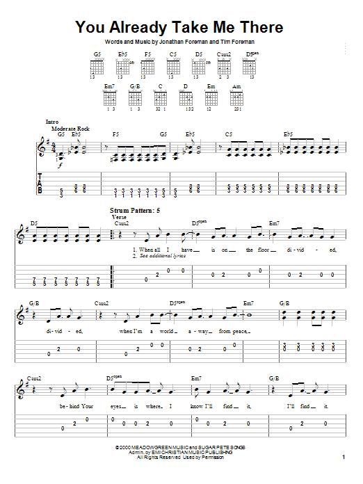 Product gallery: Page 1 of 1 You Already Take Me There, Switchfoot