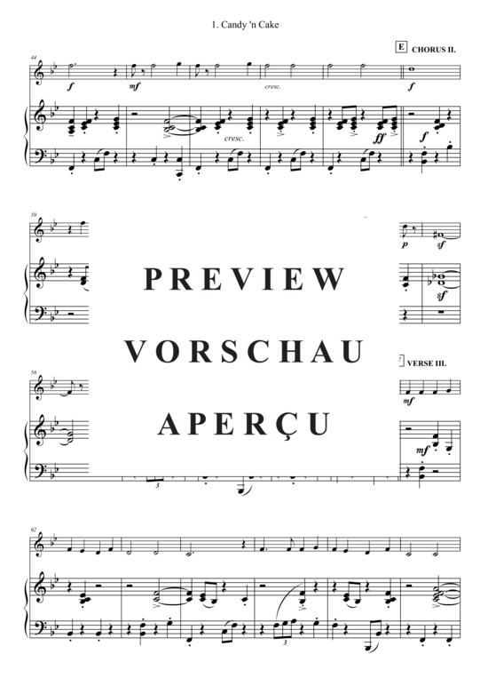 Produktgalerie: Seite 21 von 21 Candy ´n Cake , , (Combo Band + Alt Saxophon, Trompete)
