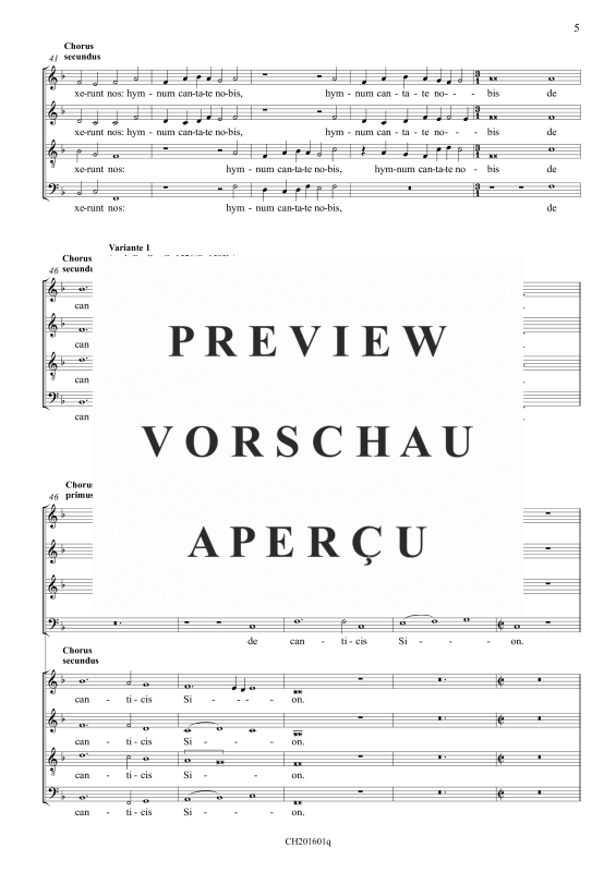 gallery: Super flumina Babylonis (Psalm 136), , Gemischter Chor 8-stimmig und BC