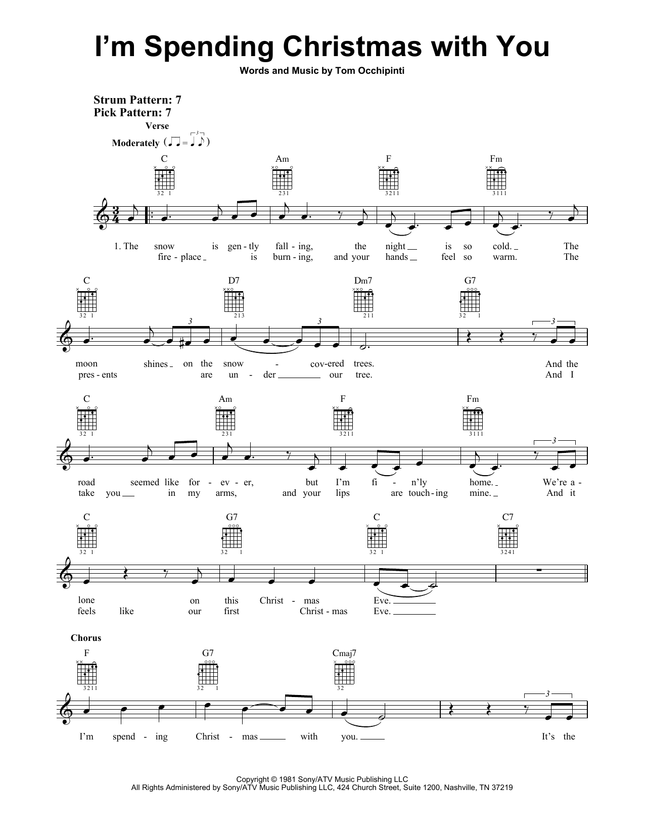 Product gallery: Page 1 of 1 I'm Spending Christmas With You, Tom Occhipinti