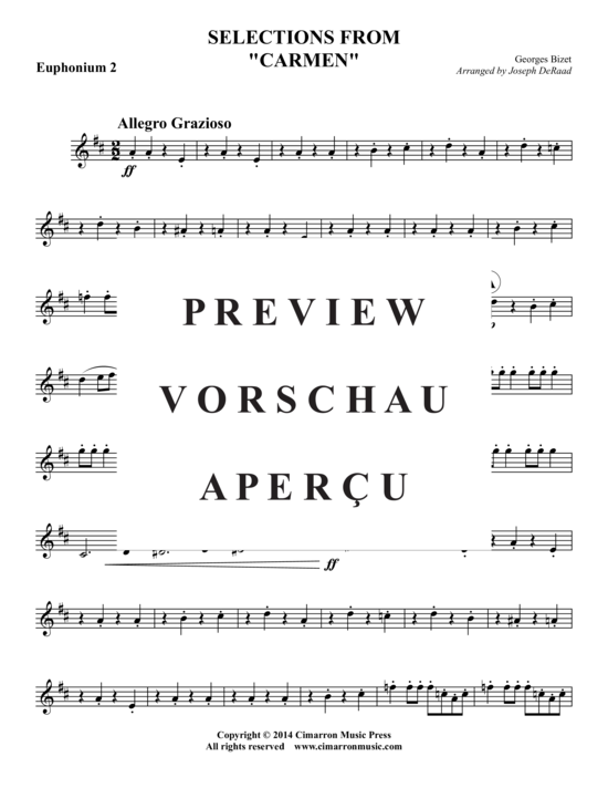 gallery: Selections aus Carmen , , (2x Bariton, 2x Tuba)