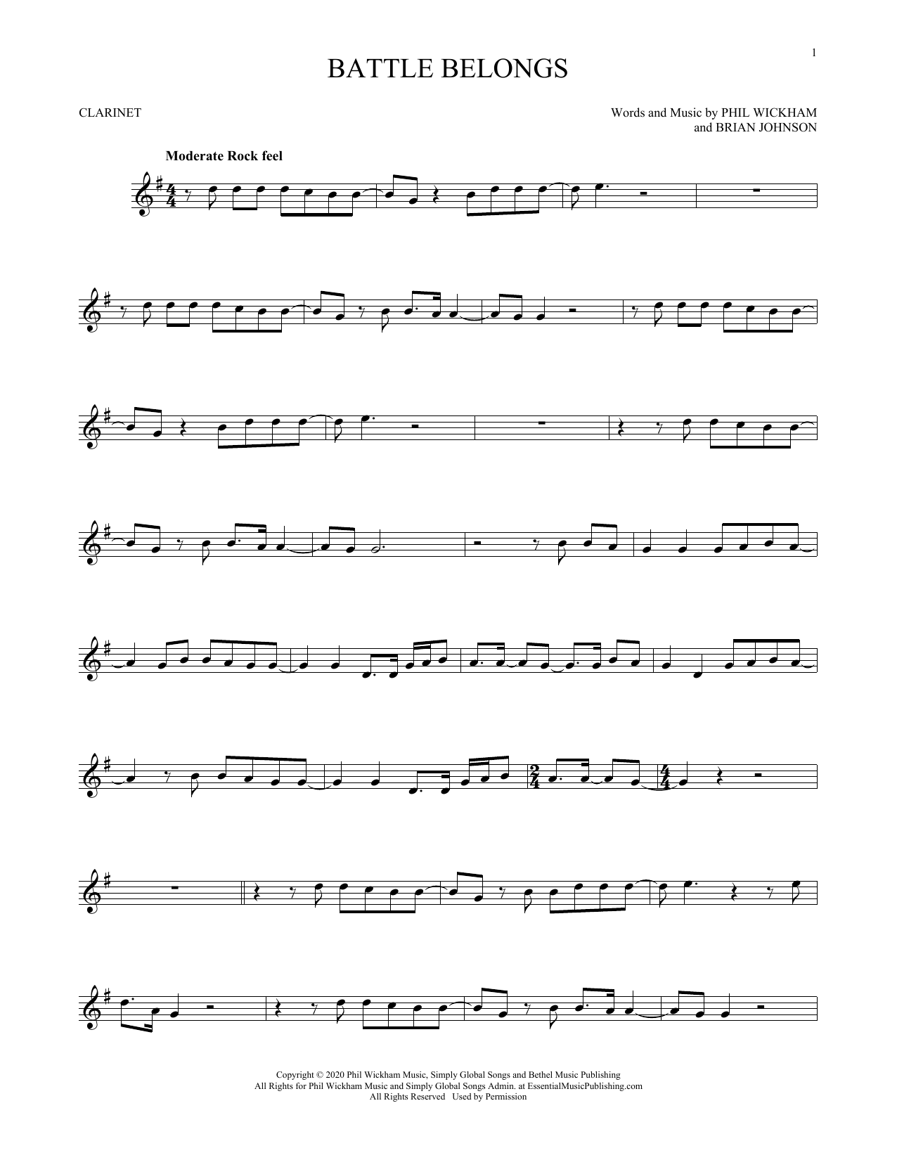 Product gallery: Page 1 of 1 Battle Belongs, Phil Wickham