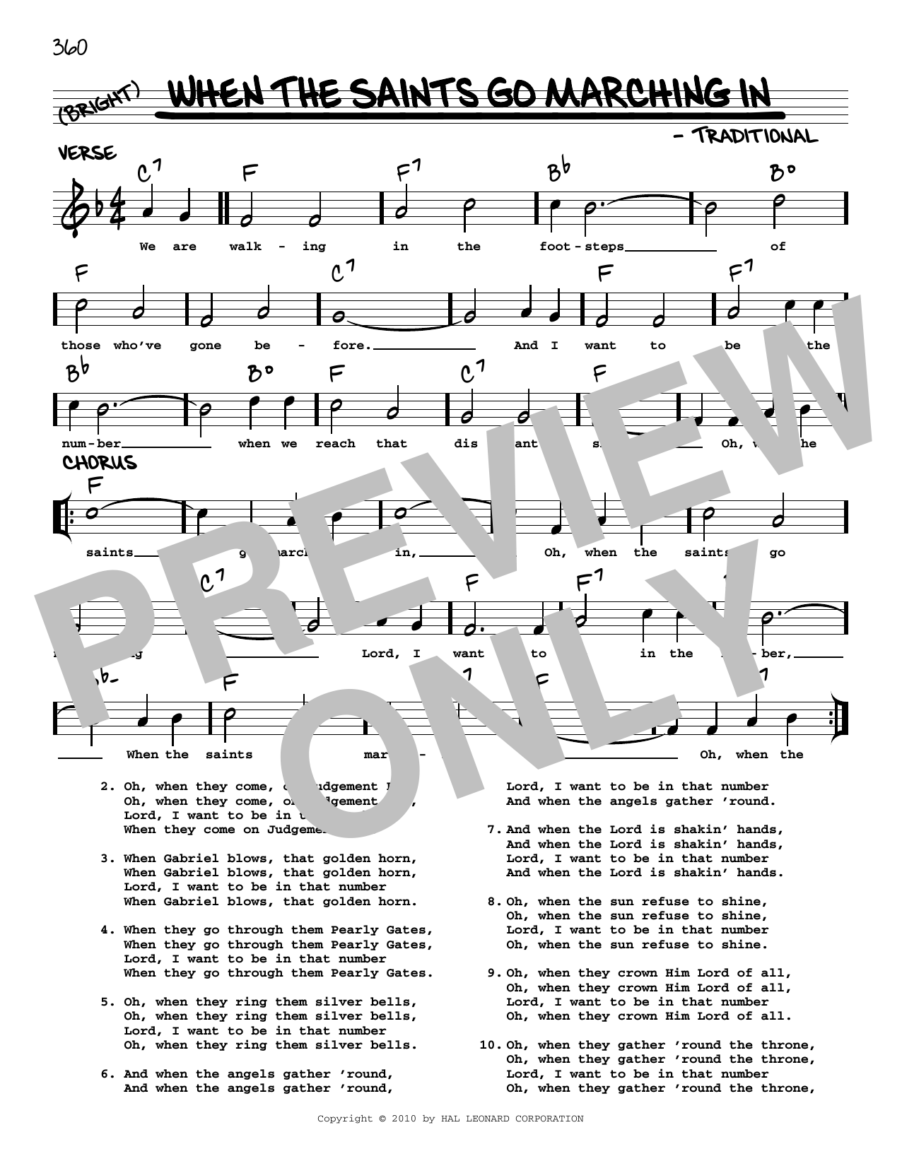 Produktgalerie: Seite 1 von 1 When The Saints Go Marching In (arr. Robert Rawlins), Traditional