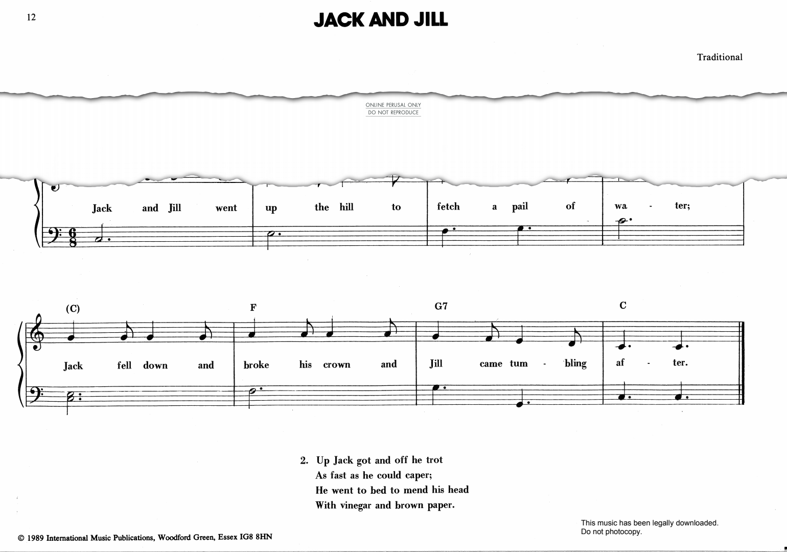 Produktbild zu: Jack And Jill