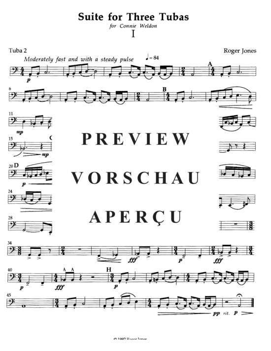 Produktgalerie: Seite 19 von 21 Suite for Three Tubas , , (Tuba Trio)