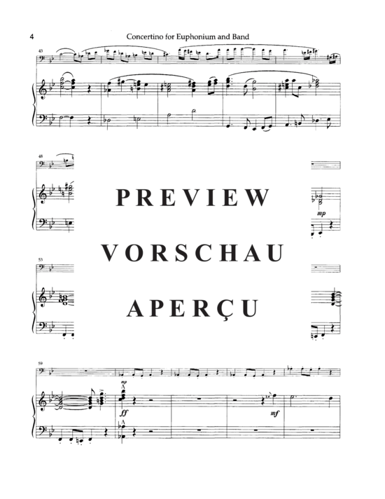 Product gallery: Page 9 of 21 Concertino , , (euphonium + piano)