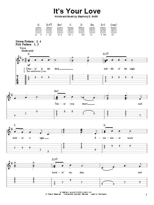 Produktbild zu: It's Your Love