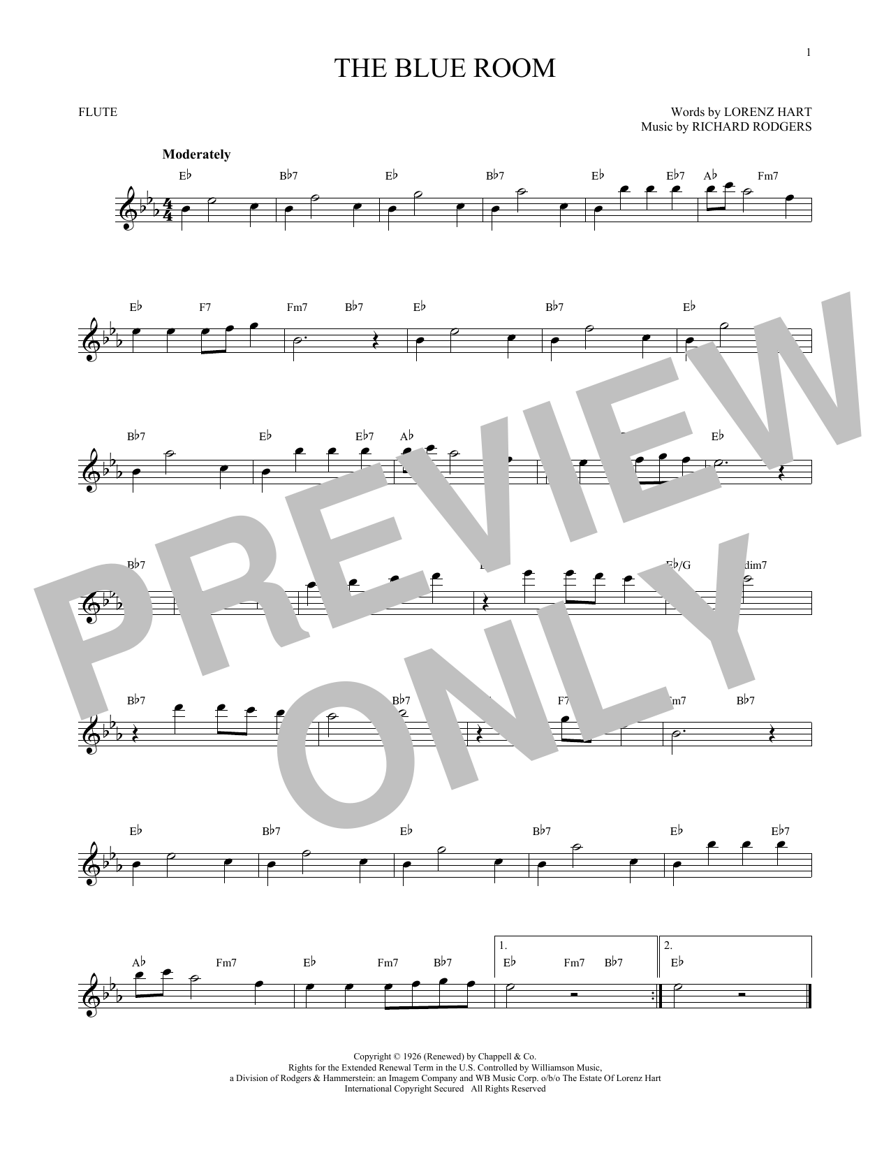 Product gallery: Page 1 of 1 The Blue Room, Rodgers & Hart