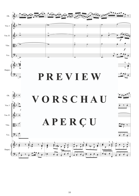 Product gallery: Page 11 of 11 Oboe Concerto in D minor BWV 1059, , Mixed Ensemble Oboe, Strings and Harpsichord Bc
