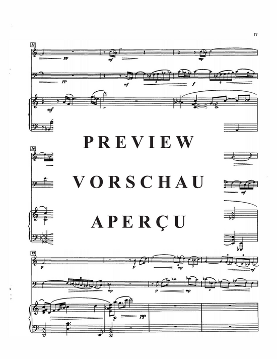 Product gallery: Page 20 of 21 Canticles , , (clarinet, cello and piano)