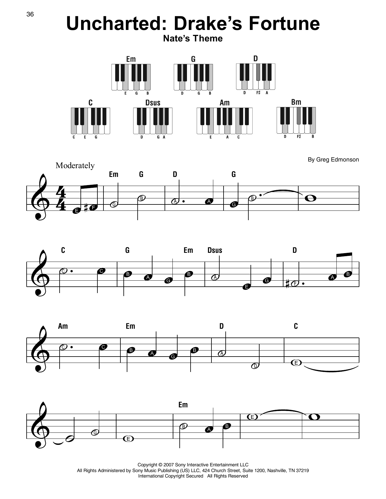 Produktbild zu: Uncharted: Nate's Theme
