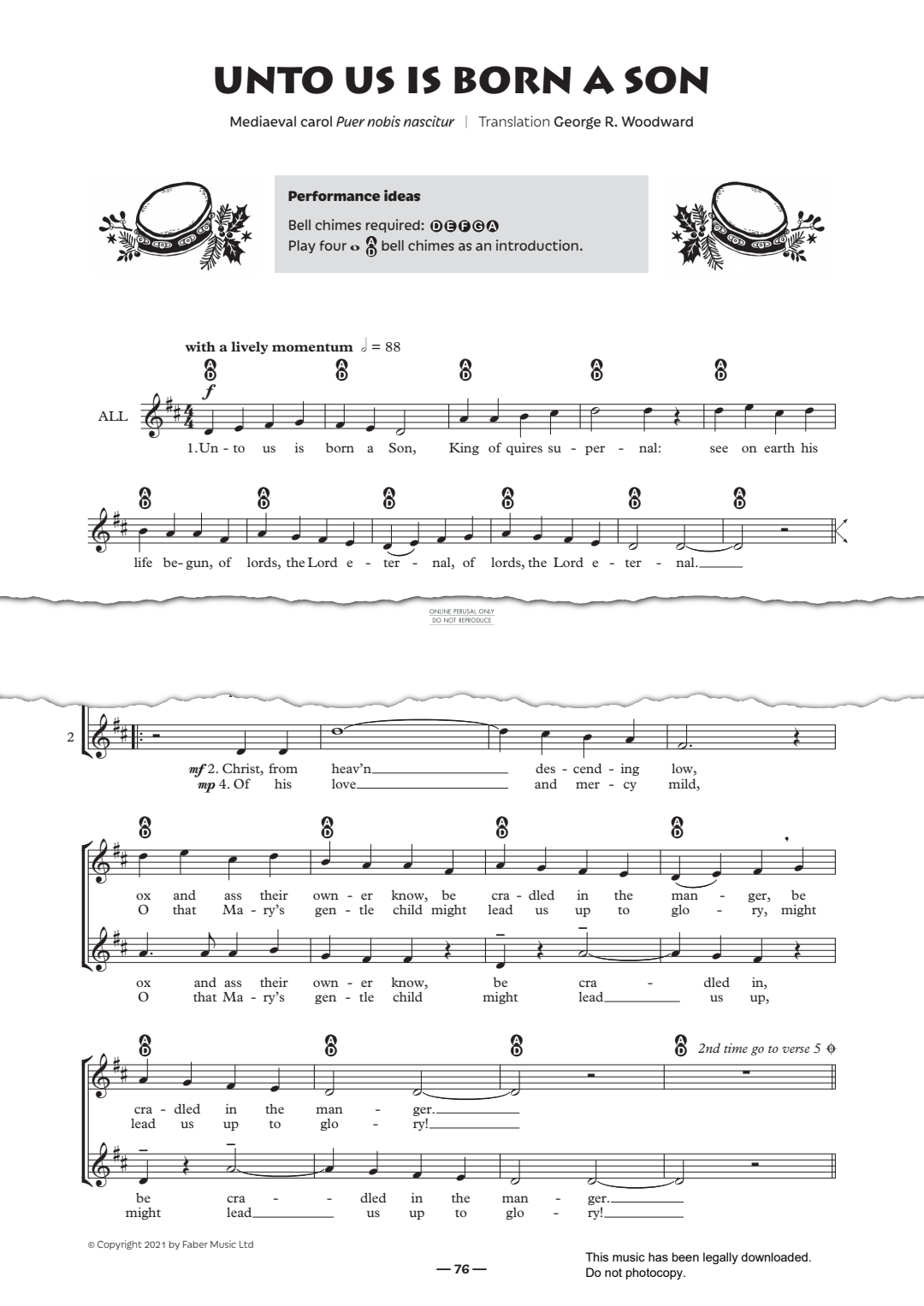 Produktbild zu: Unto Us Is Born A Son