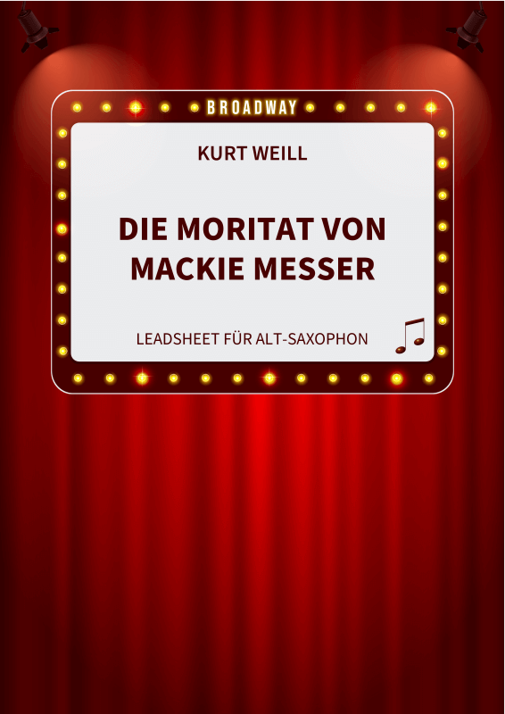 Produktbild zu: Die Moritat von Mackie Messer