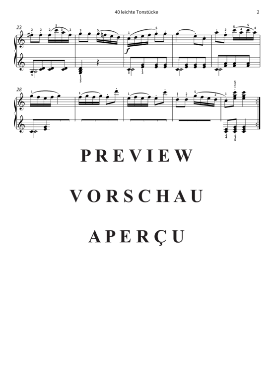 Product gallery: Page 5 of 10 40 leichte Tonstücke - op. 803, Werke 12 - 16 , , Piano Solo