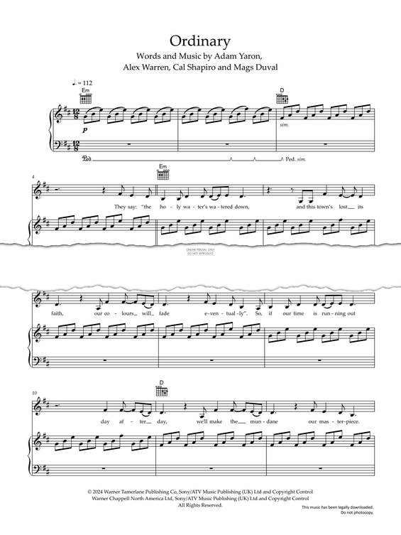 gallery: Ordinary, Alex Warren