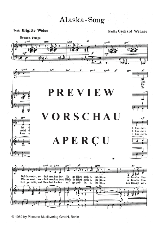 Produktgalerie: Seite 3 von 3 Alaska-Song, , Klavier und Gesang