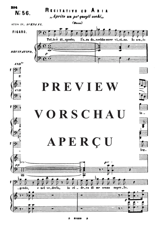 Product gallery: Page 2 of 9 Aprite un po'quegli occhi, , Bass/Baritone Solo and Piano