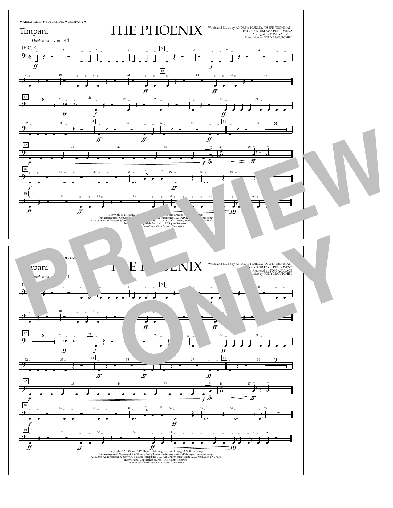 Product picture to: The Phoenix - Timpani