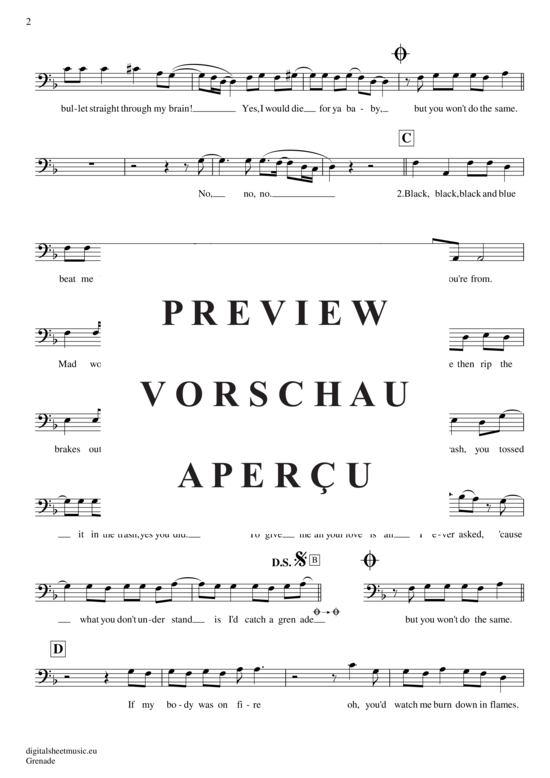 Product gallery: Page 3 of 4 Grenade , Mars, Bruno, (Posaune / Bariton)