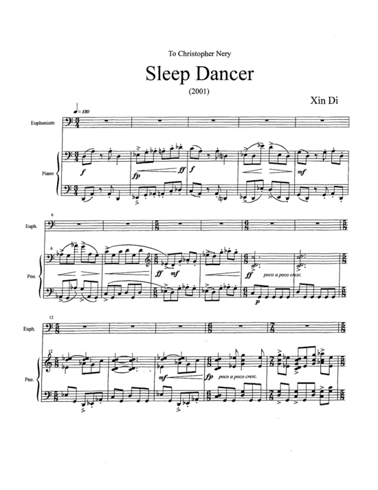 gallery: Sleep Dancer , , (Euphonium + Klavier)