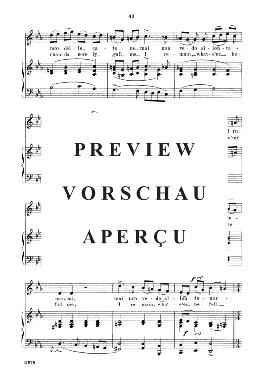 Product gallery: Page 5 of 7 Tu mancavi a tormentarmi, Parisotti, Alessandro, High Voice and Piano