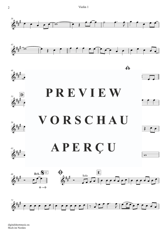 Produktgalerie: Seite 9 von 11 Hoch im Norden, Santiano, (Violinen Trio + Klavier)