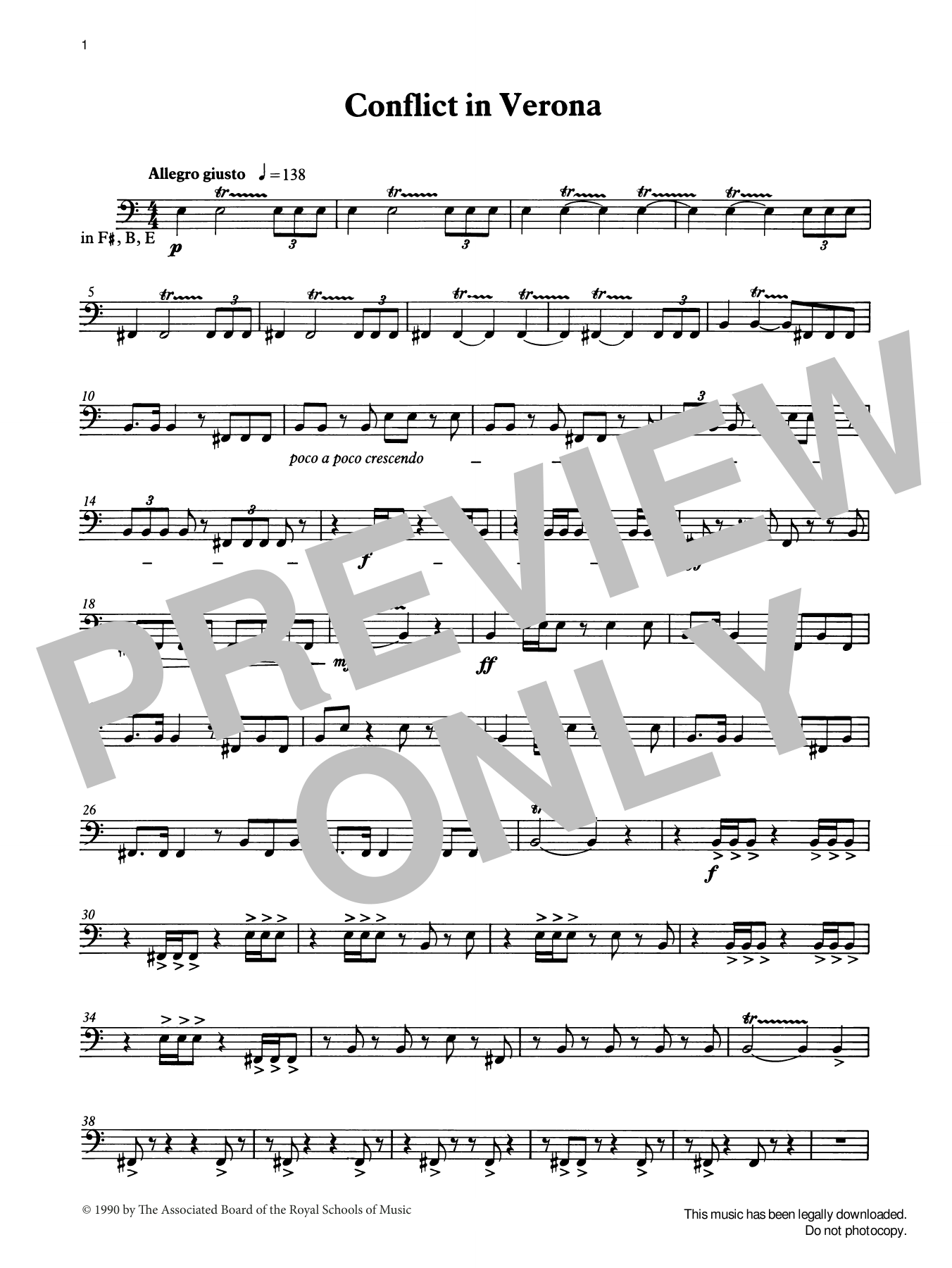 Produktgalerie: Seite 1 von 1 Conflict in Verona from Graded Music for Timpani, Book IV, Ian Wright, Percussion