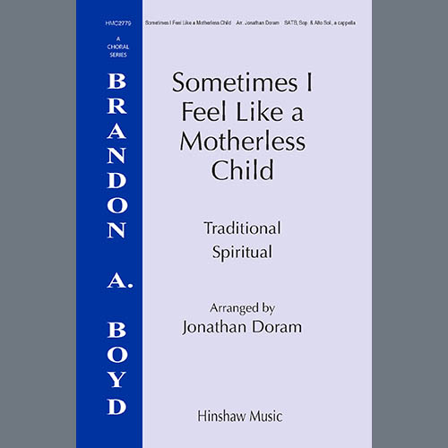 cover: Sometimes I Feel like A Motherless Child, Jonathan Doram, Chor