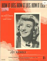 cover: How It Lies, How It Lies, How It Lies, Joy Nichols