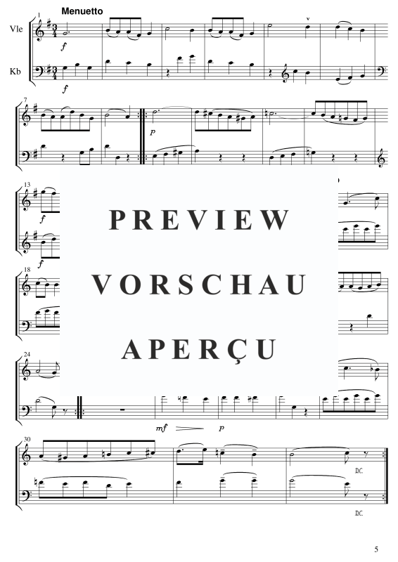 gallery: Sonate Nr 2, , Violine und Kontrabass