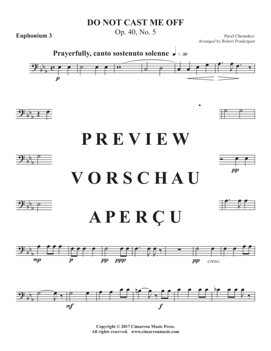 Product gallery: Page 15 of 21 Do Not Cast Me Off , , (Tuba Ensemble)
