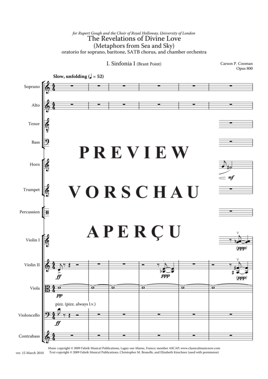 Product gallery: Page 12 of 21 The Revelations of Divine Love (Metaphors from Sea and Sky) , ,  (Partitur)