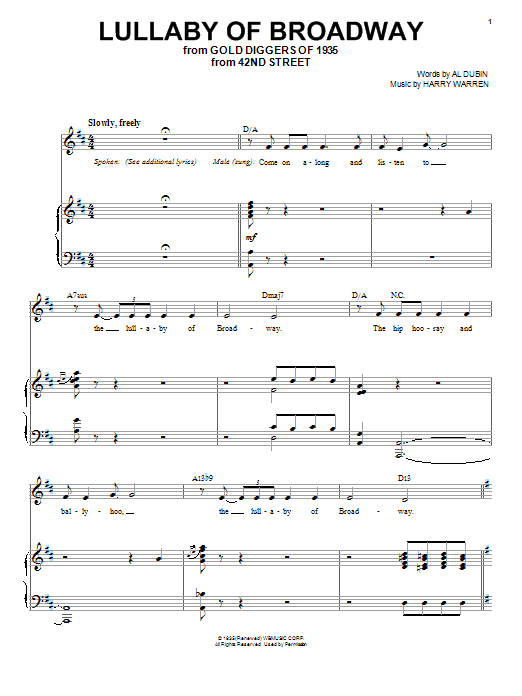 Produktbild zu: Lullaby Of Broadway