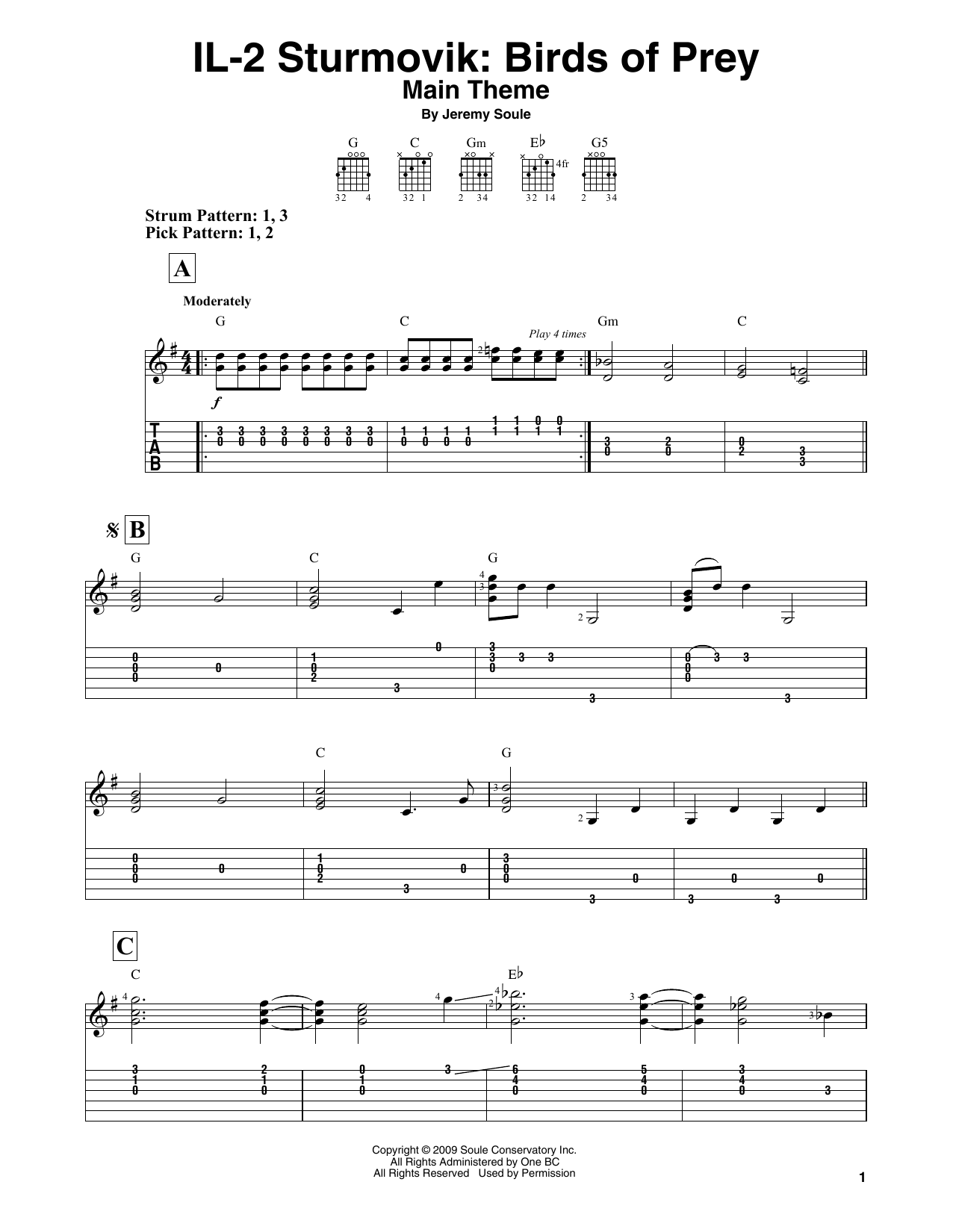 Product gallery: Page 1 of 1 IL-2 Sturmovik: Birds of Prey - Main Theme, Jeremy Soule