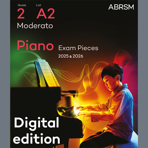 cover: Moderato (Grade 2, list A2, from the ABRSM Piano Syllabus 2025 & 2026), Ludwig van Beethoven, Klavier