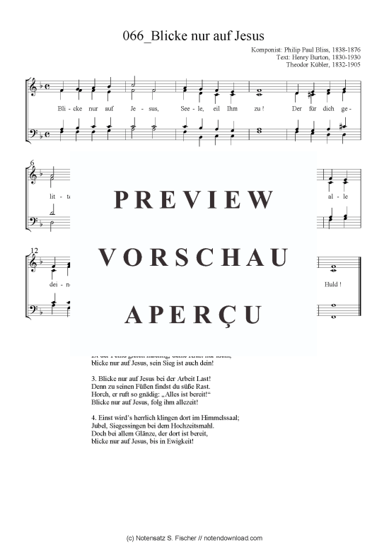 Product gallery: Page 1 of 1 Blicke nur auf Jesus , , (mixed choir)