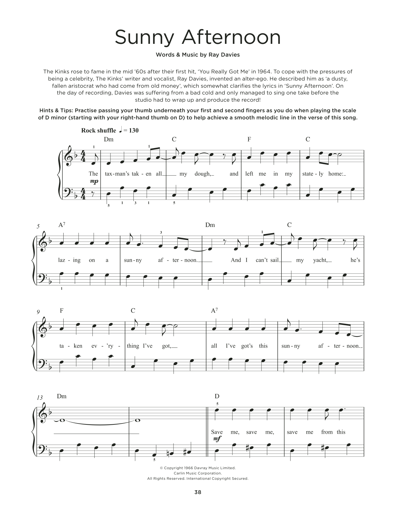 Produktbild zu:  Sunny Afternoon - The Kinks