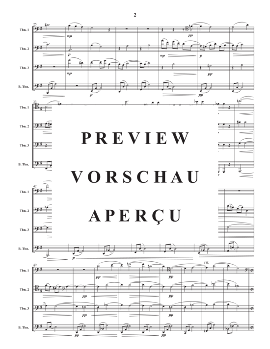 Product gallery: Page 4 of 21 Nocturne , , (Trombone Quartet)