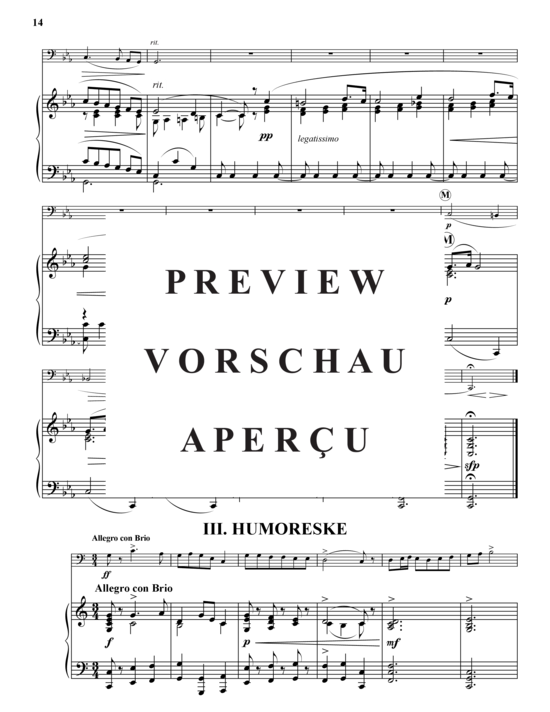 Product gallery: Page 15 of 21 Three Pieces , , (tuba + piano)
