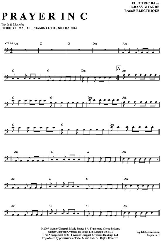 Product gallery: Page 1 of 4 Prayer in C , Wood, Lily and the Prick, Bass Guitar