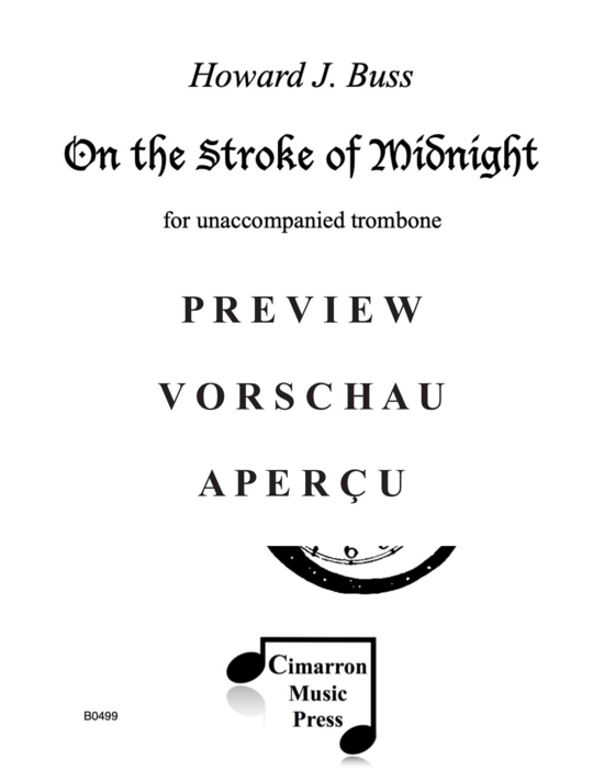 Product gallery: Page 2 of 9 On the Stroke of Midnight , , (Trombone solo)