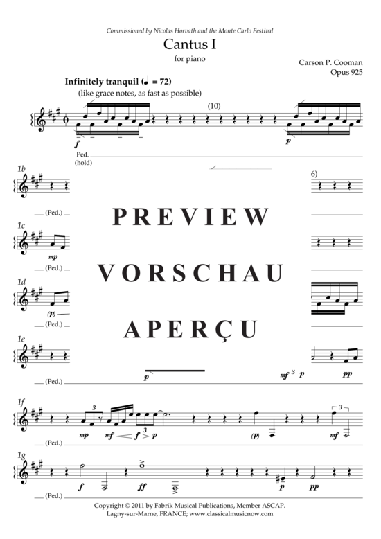 Product gallery: Page 4 of 6 Cantus I , , Piano Solo