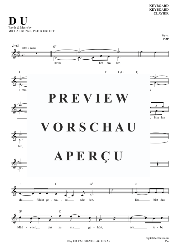 Product gallery: Page 2 of 5 Du, Maffay, Peter, Keyboard