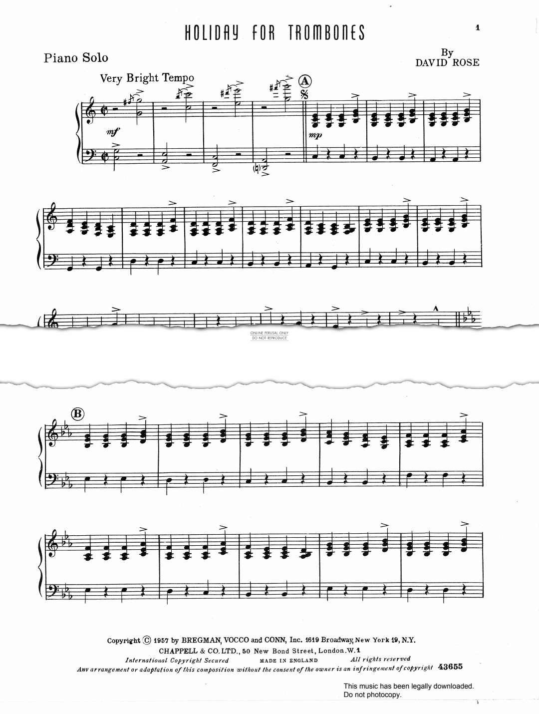 Produktbild zu: Holiday For Trombones