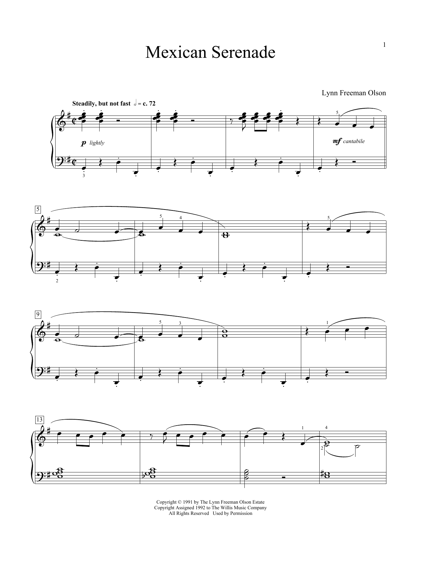 Produktbild zu: Mexican Serenade